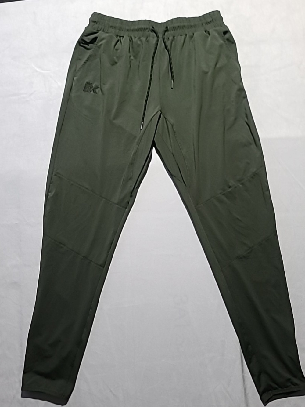 Brokig Pants Men XL Green Joggers Streetwear Lightweight Casual Workout Logo